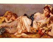 Odalisque Avec Puttis - 鲁道夫·恩斯特